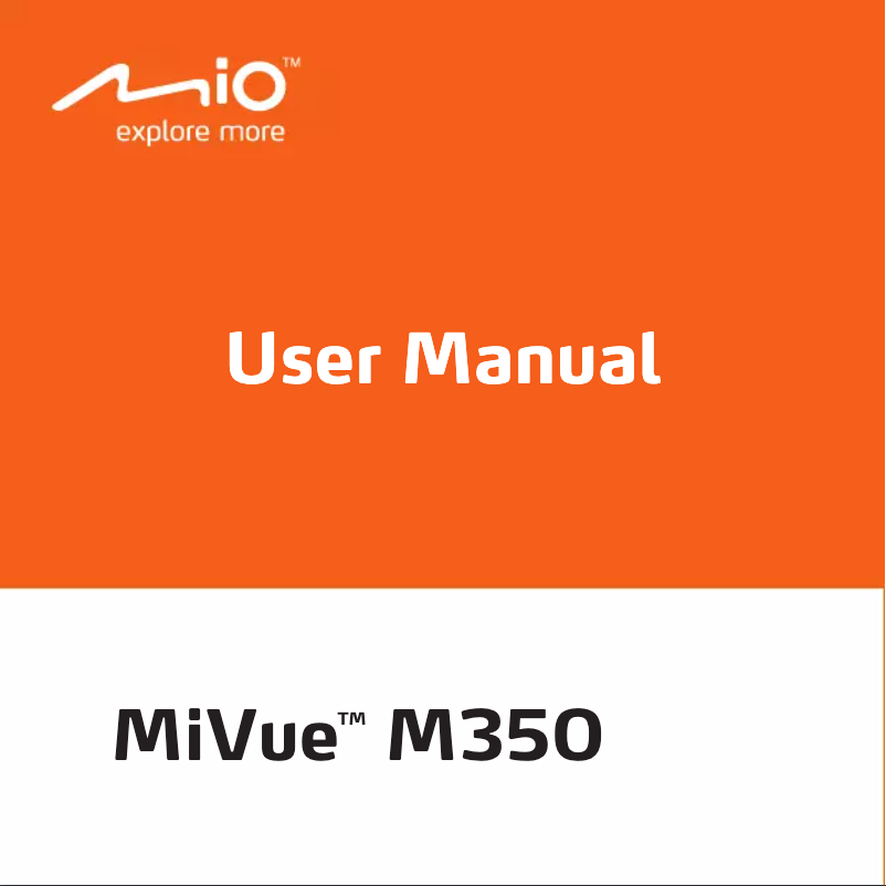 Página 1 del manual Manual de usuario Mio MiVue M350