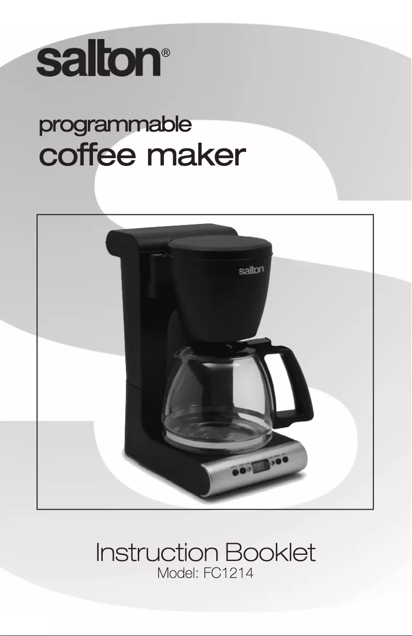 Imagen de la primera página del manual del dispositivo FC1214