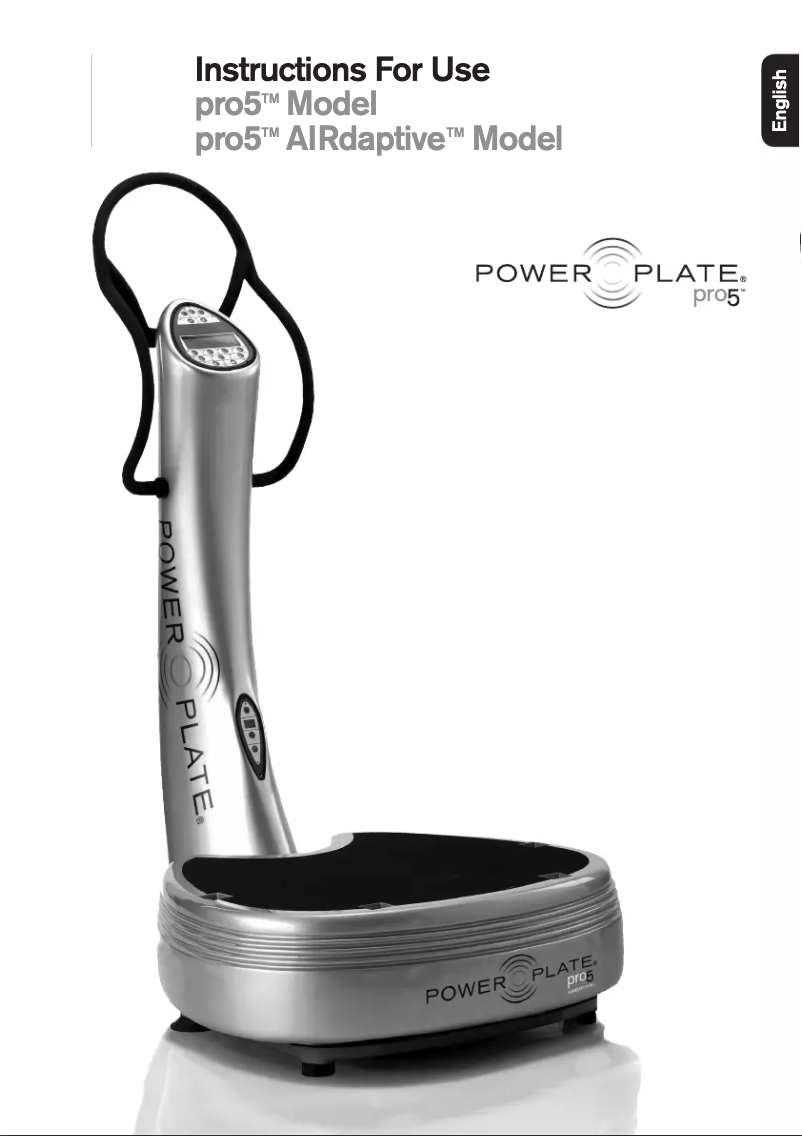 Imagen de la primera página del manual del dispositivo Pro5