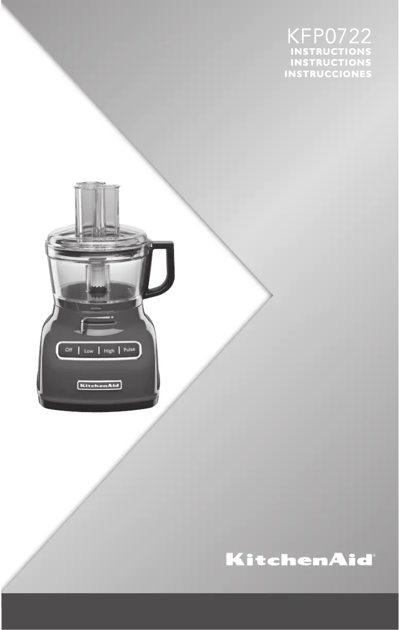 Página nº 1 - Manual de usuario KitchenAid KFP0722ER