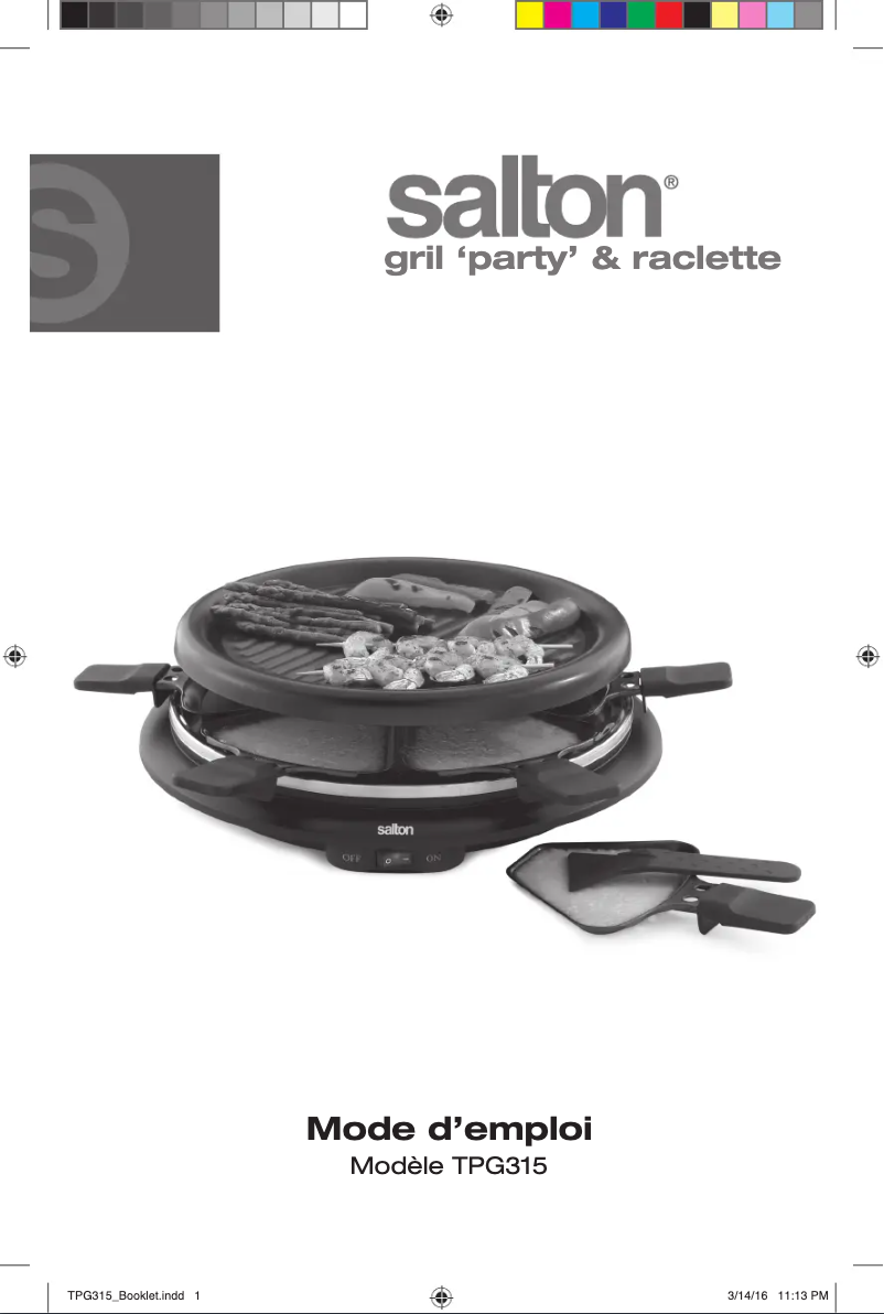 Imagen de la primera página del manual del dispositivo TPG315