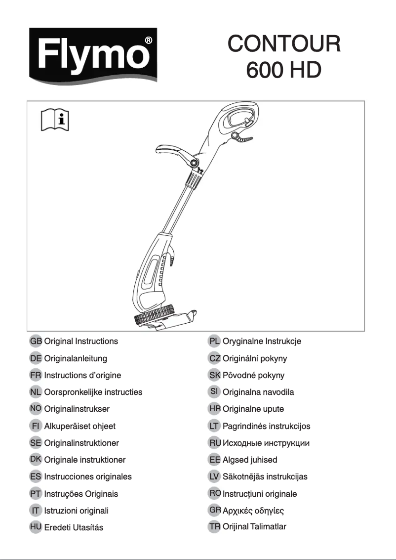 Imagen de la primera página del manual del dispositivo Contour 600 HD