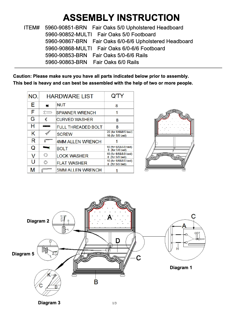 Página nº 1 - Manual de usuario Hooker 5960-90866-MULTI