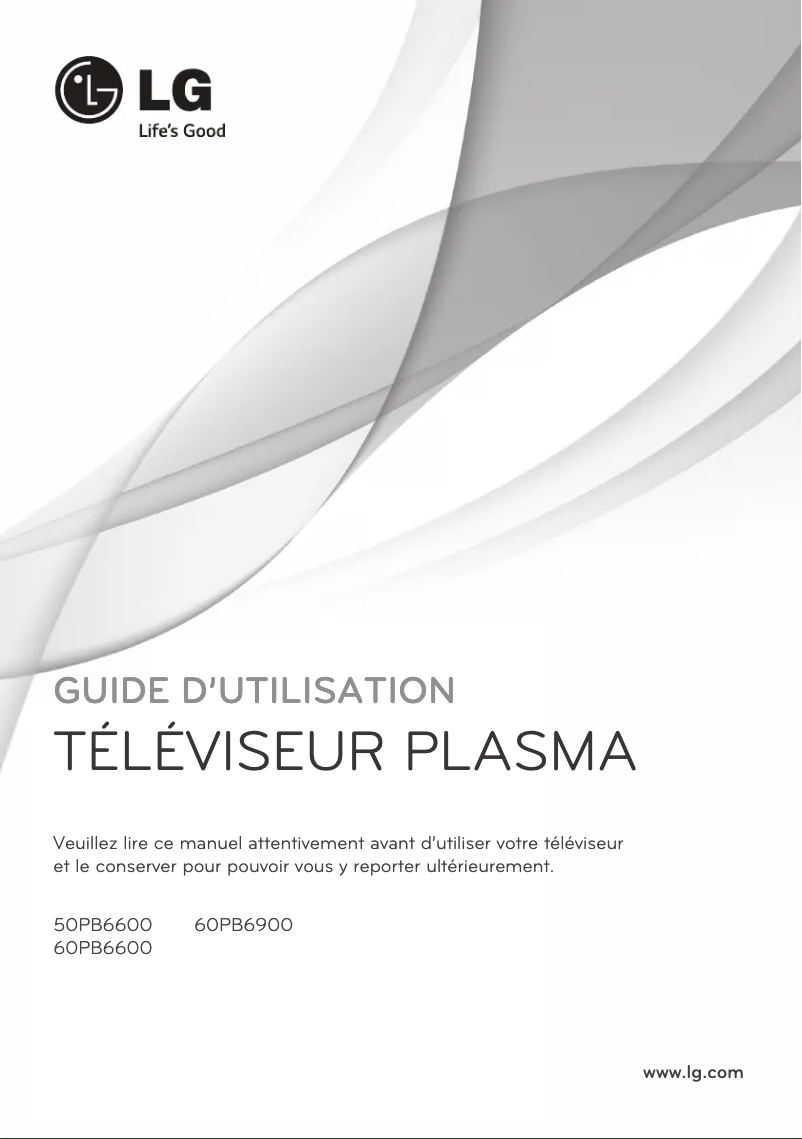 Imagen de la primera página del manual del dispositivo 60PB6600