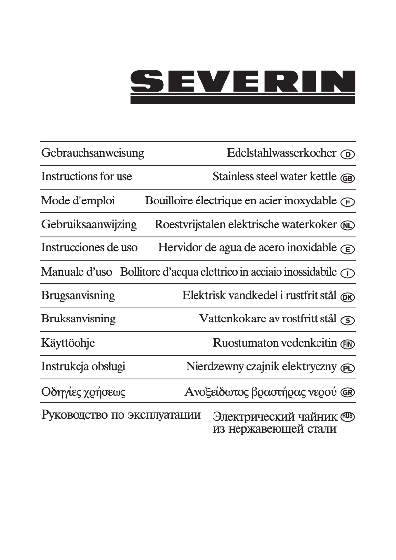 Imagen de la primera página del manual del dispositivo WK 9635