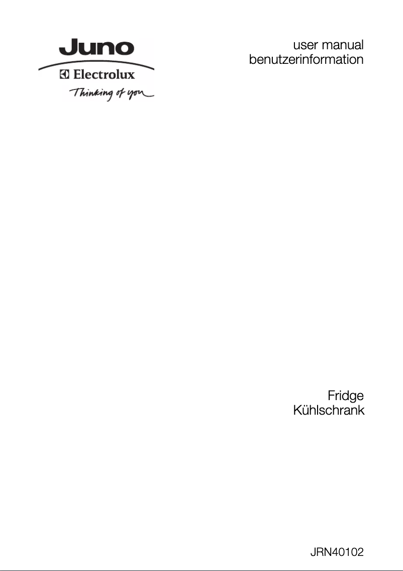 Imagen de la primera página del manual del dispositivo JRN40102