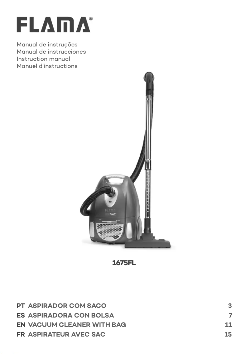 Página 1 del manual Manual de usuario Flama 1675FL