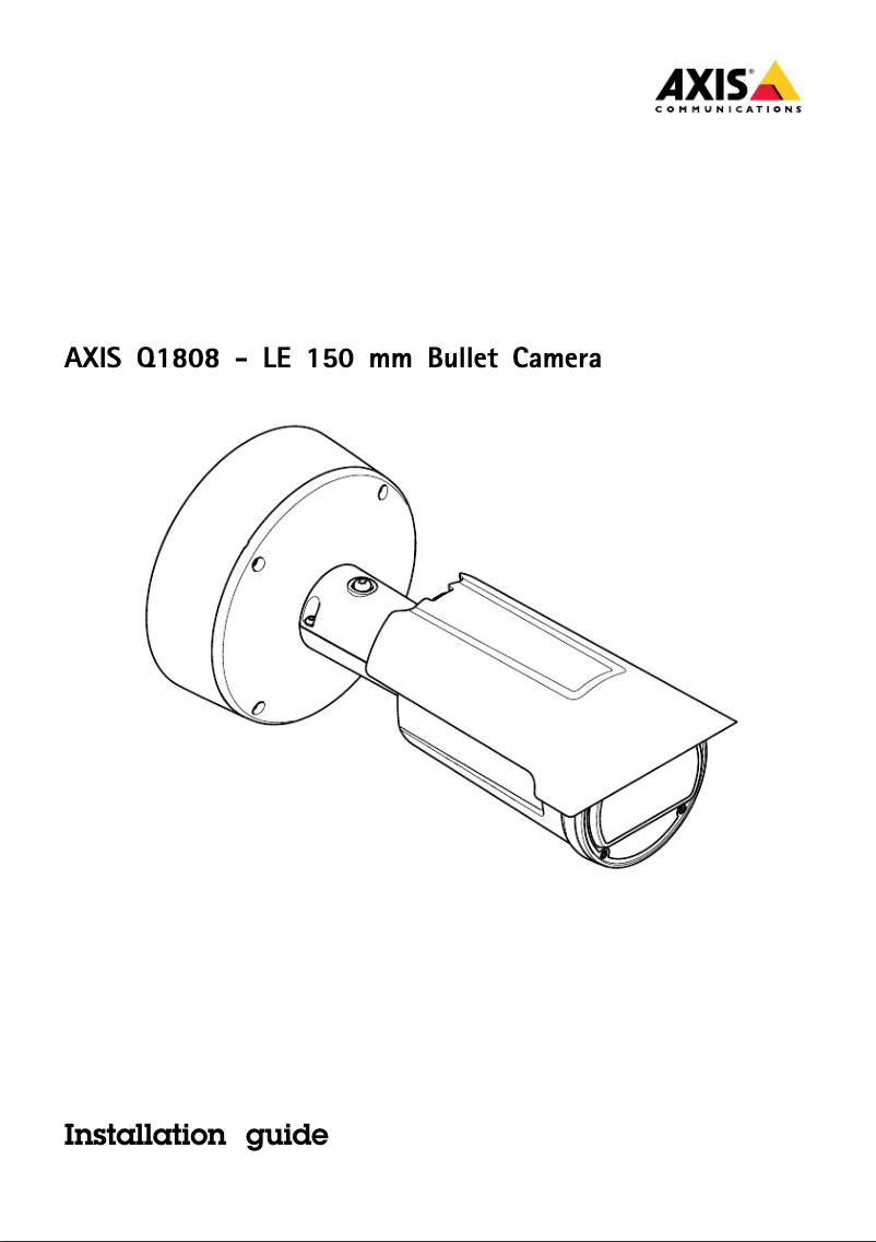 Imagen de la primera página del manual del dispositivo Q1808-LE