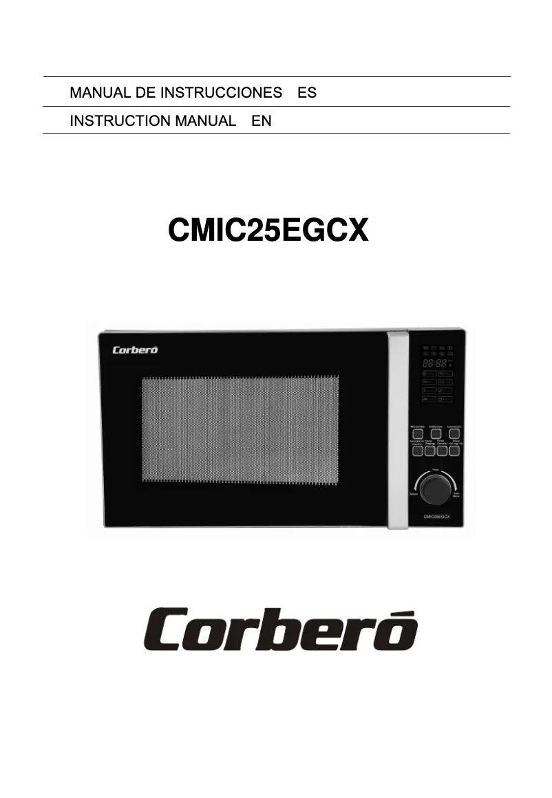 Imagen de la primera página del manual del dispositivo CMIC25EGCX