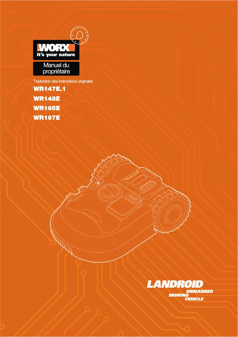 Página nº 1 - Manual de usuario Worx Landroid WR147E