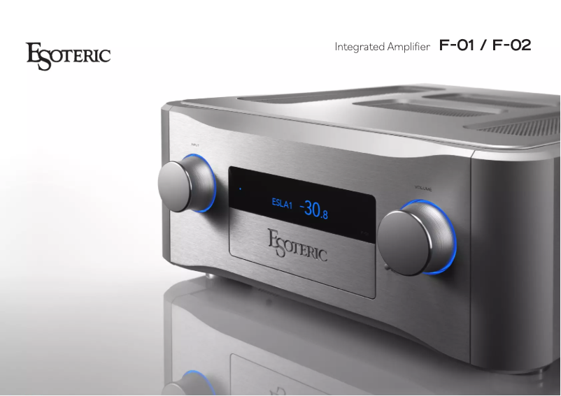 Imagen de la primera página del manual del dispositivo F-02