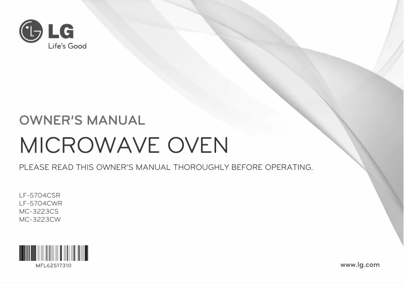 Página nº 1 - Manual de usuario LG MC-3223CW