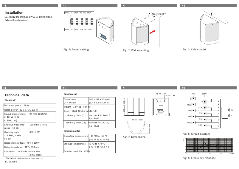 Imagen de la primera página del manual del dispositivo Cabinet