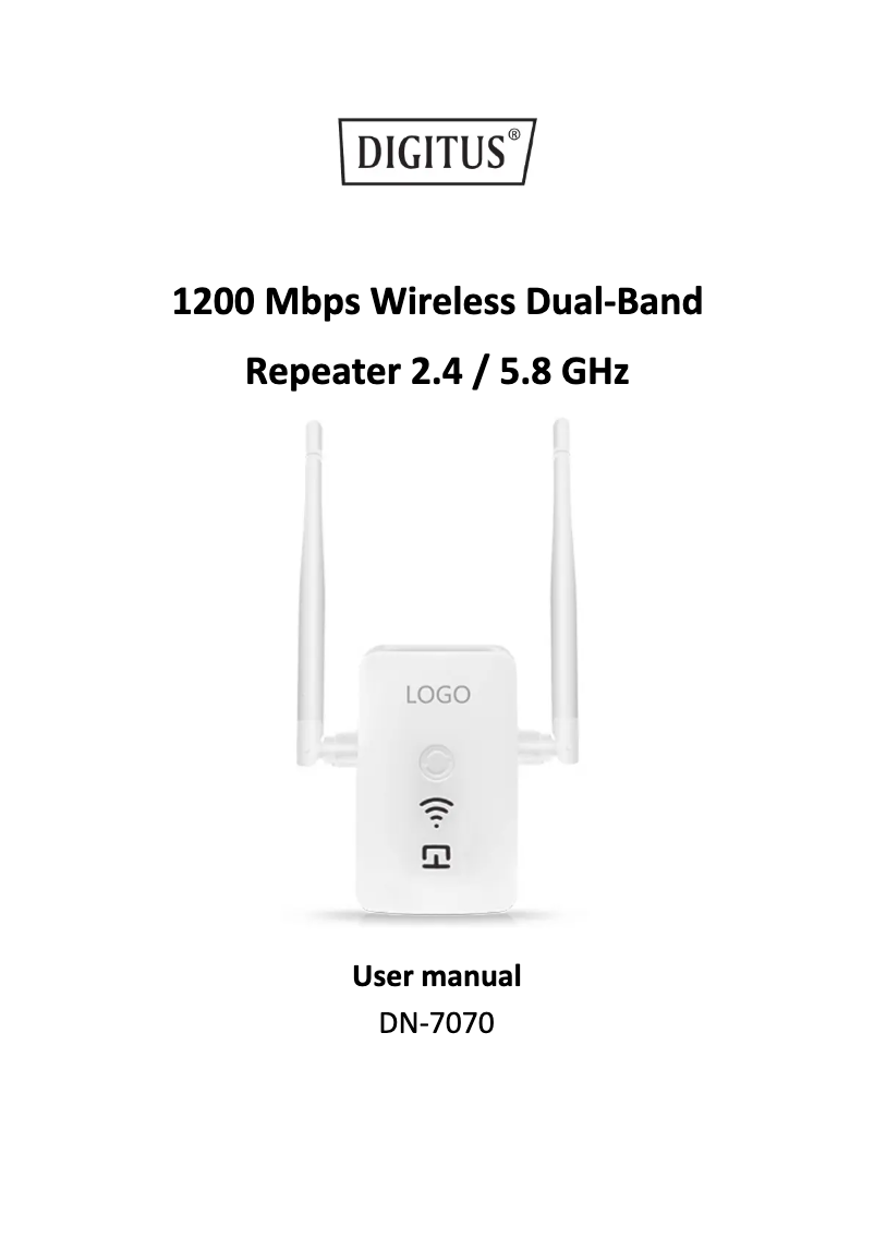 Imagen de la primera página del manual del dispositivo DN-7070