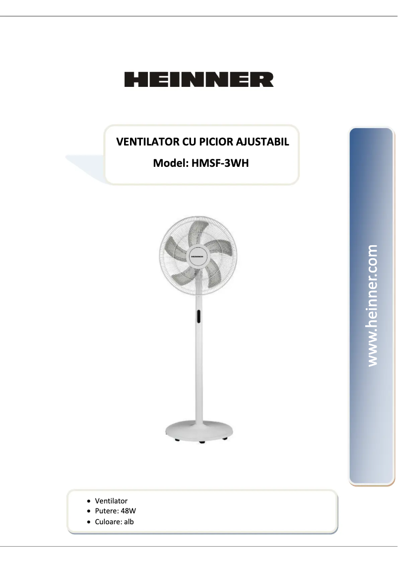 Imagen de la primera página del manual del dispositivo HMSF-3WH