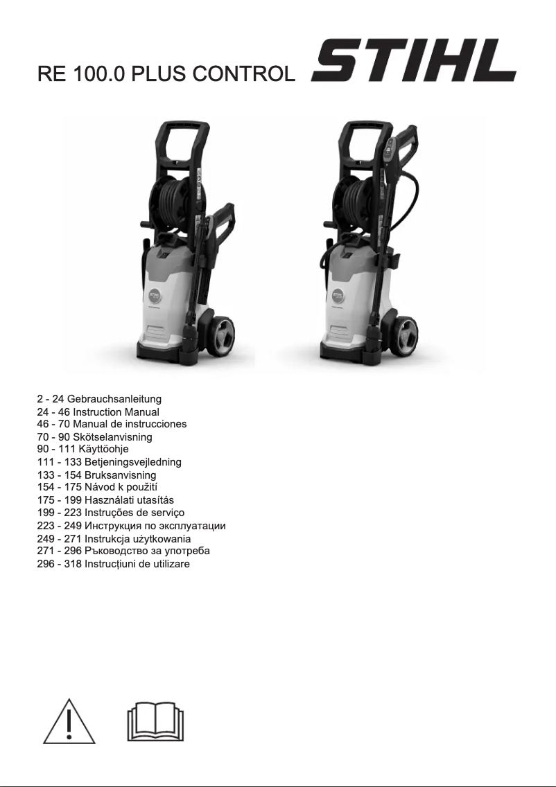 Página nº 1 - Manual de usuario Stihl RE 100