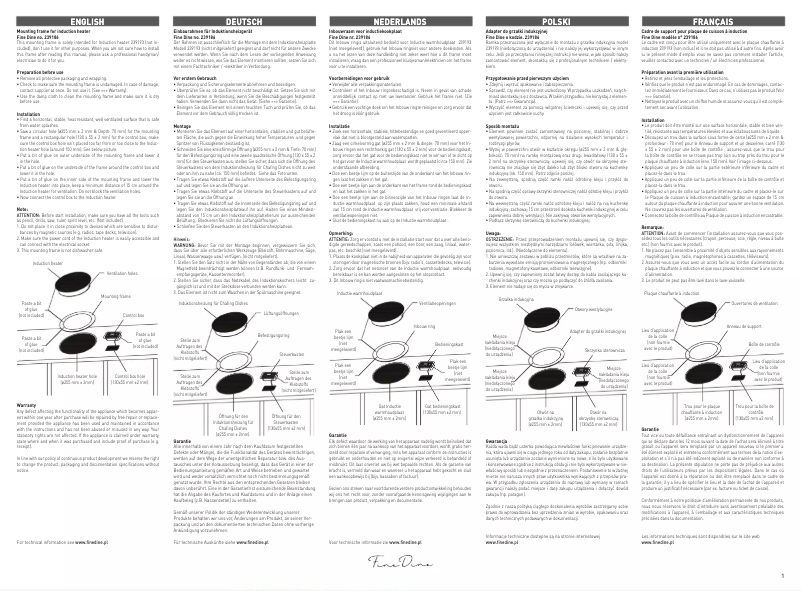 Página 1 del manual Manual de usuario Fine Dine 239186