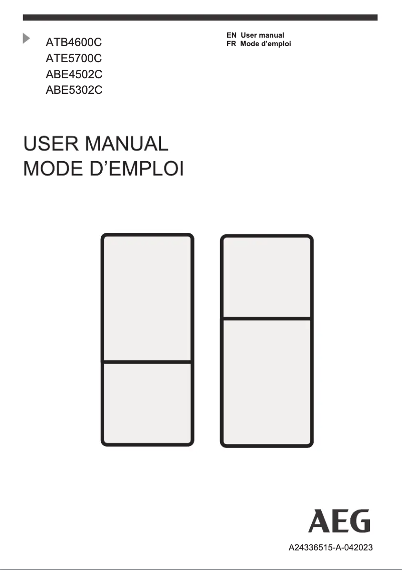 Imagen de la primera página del manual del dispositivo ATB4600C