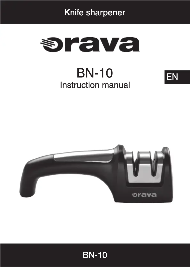 Página 1 del manual Manual de usuario Orava BN-10