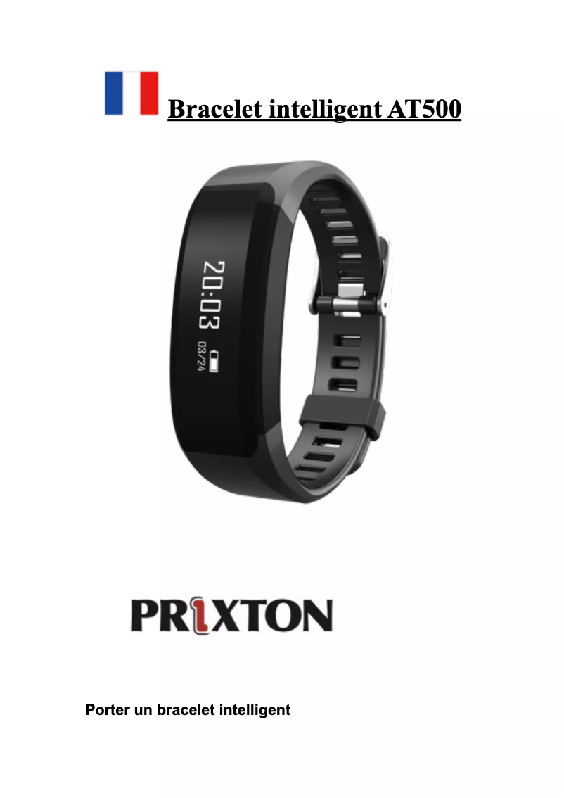 Imagen de la primera página del manual del dispositivo AT500