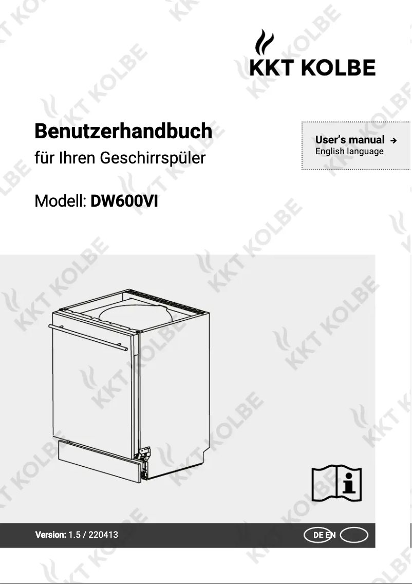 Imagen de la primera página del manual del dispositivo DW600VI