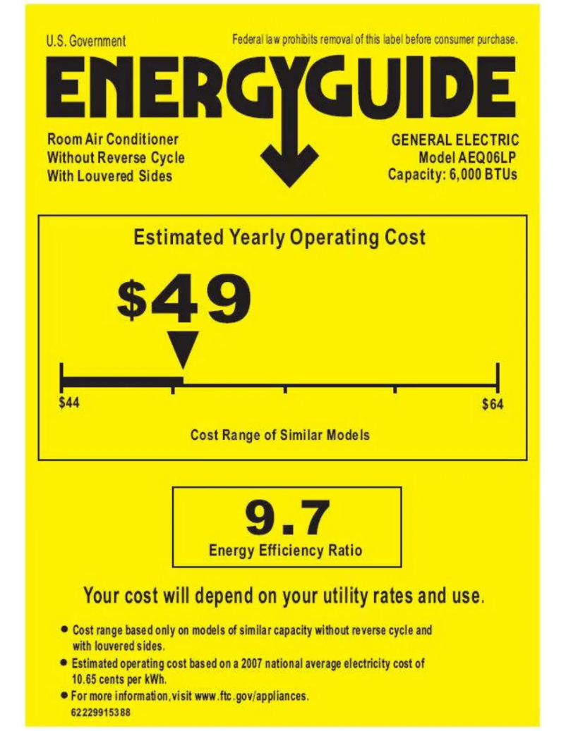 Imagen de la primera página del manual del dispositivo AEQ05LP