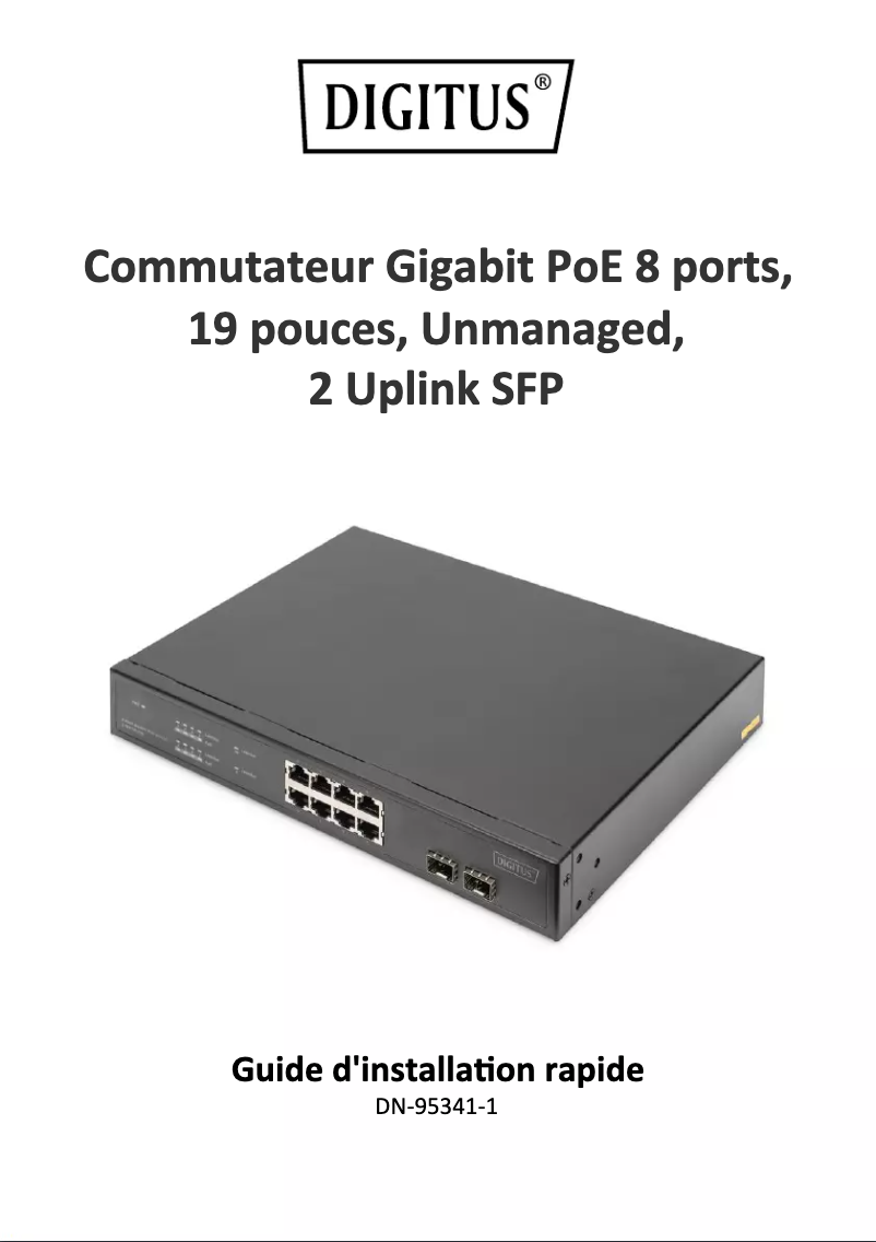 Imagen de la primera página del manual del dispositivo DN-95341-1