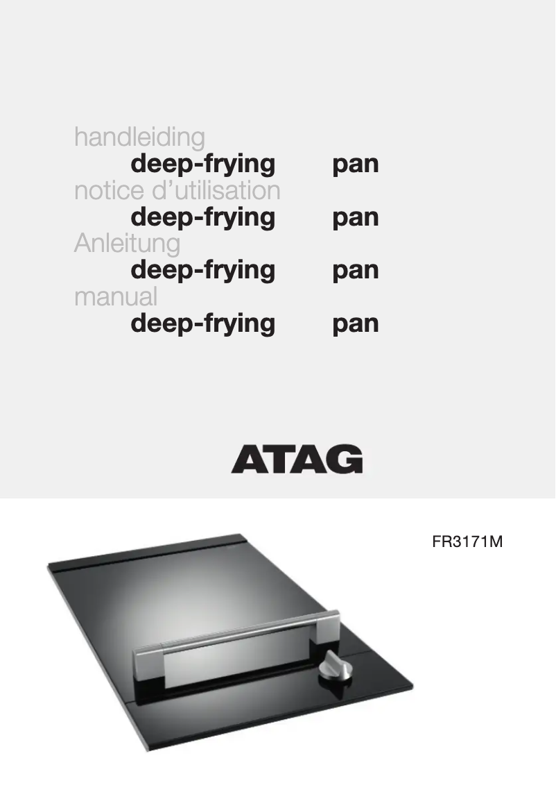 Página 1 del manual Manual de usuario Atag FR3171MUU