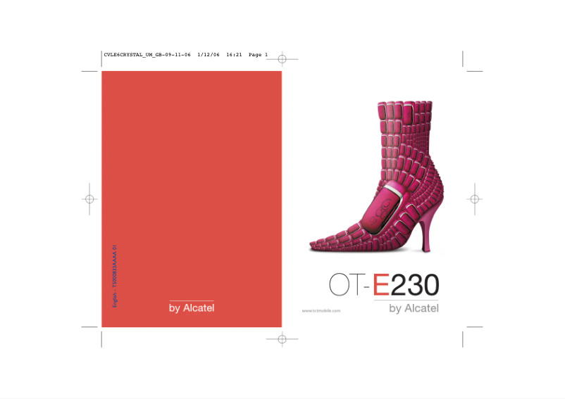 Imagen de la primera página del manual del dispositivo One Touch E230