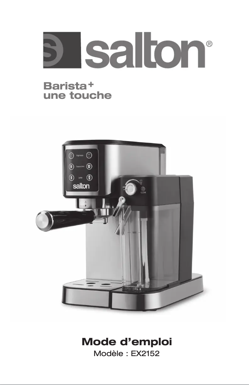 Imagen de la primera página del manual del dispositivo EX2152