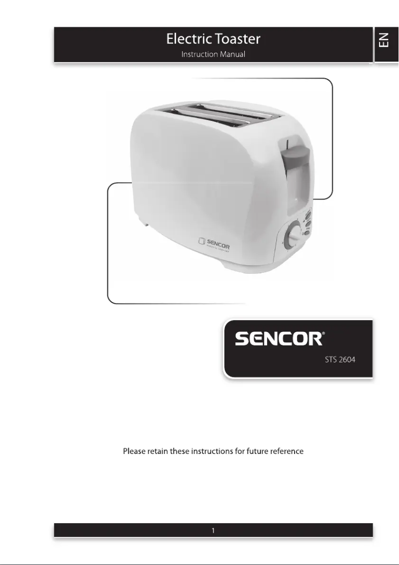 Imagen de la primera página del manual del dispositivo STS 2604