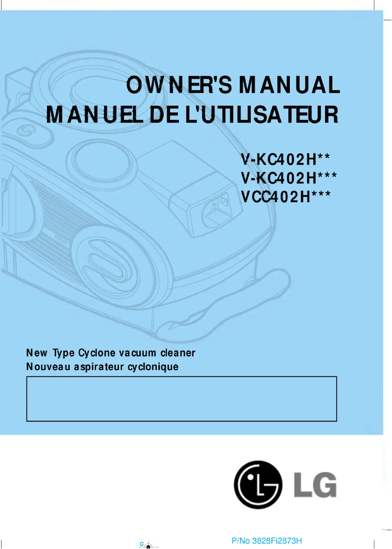 Imagen de la primera página del manual del dispositivo V-KC402HTMQ