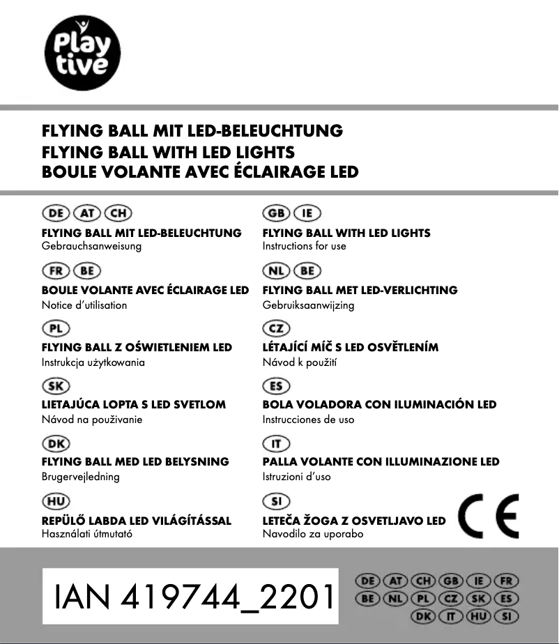 Imagen de la primera página del manual del dispositivo IAN 419744