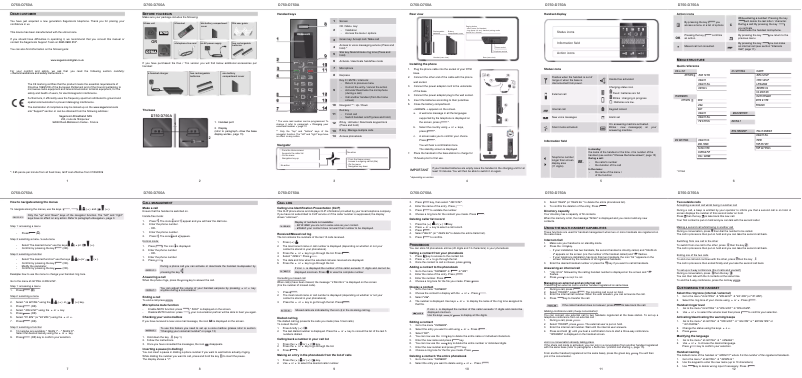 Página 1 del manual Manual de usuario Sagemcom D750