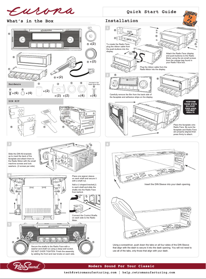 Imagen de la primera página del manual del dispositivo Europa M1A