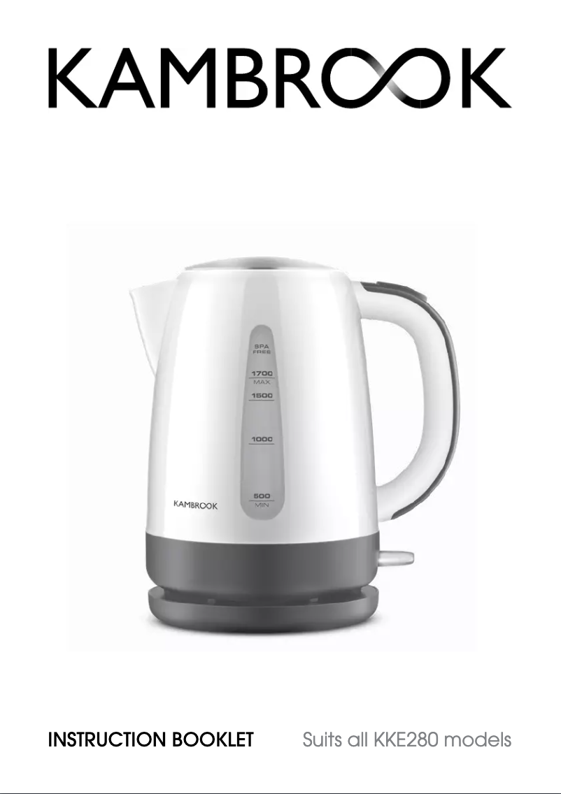 Imagen de la primera página del manual del dispositivo Pour with Ease KKE280