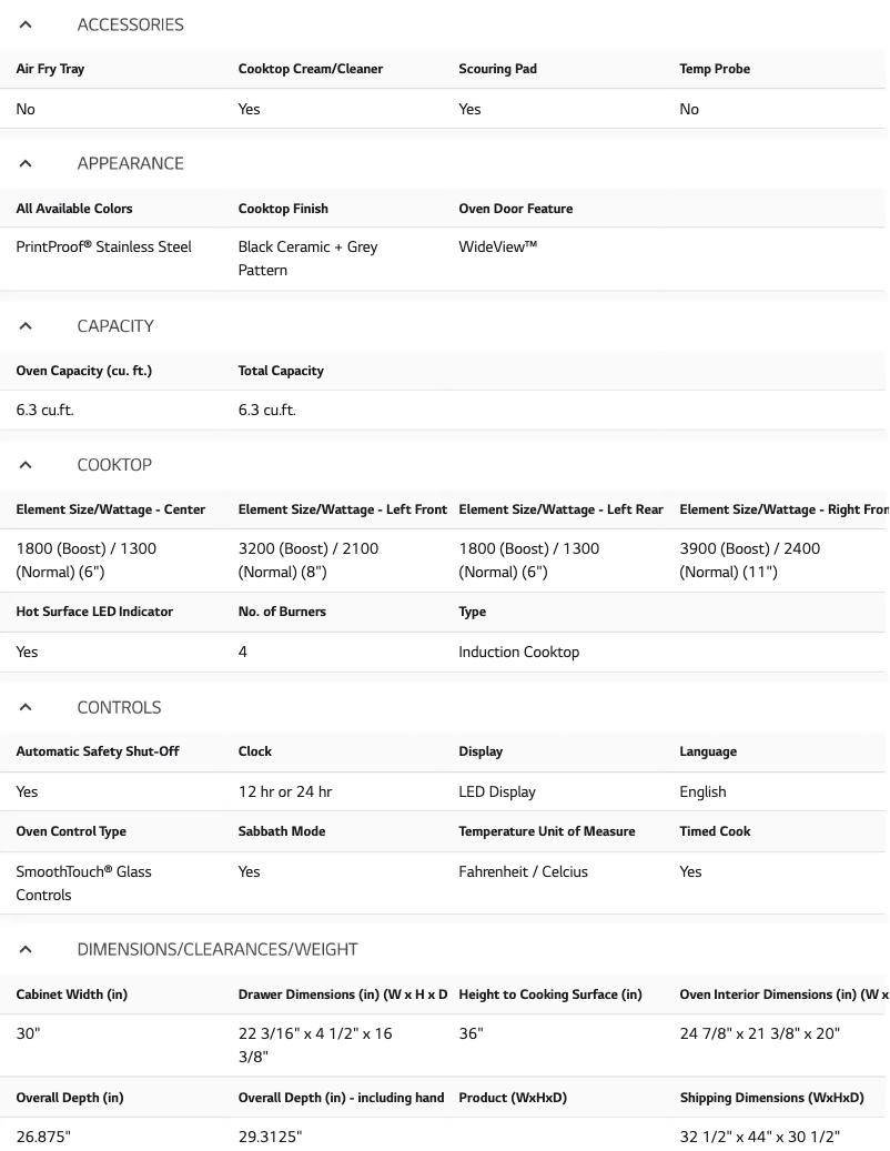 Imagen de la primera página del manual del dispositivo LWD3063ST