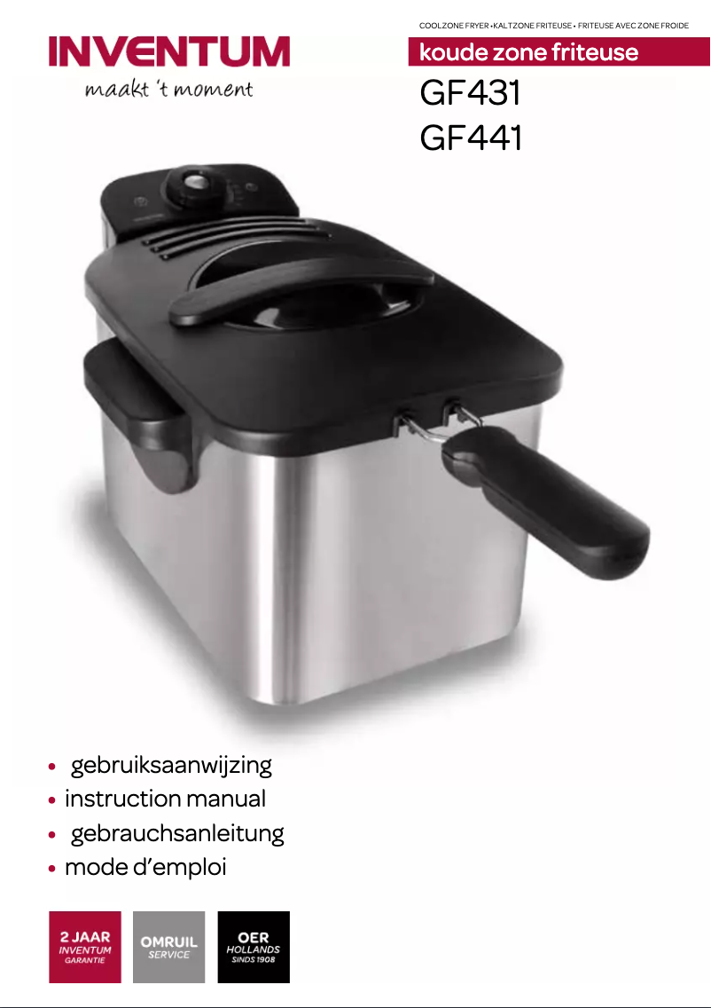 Imagen de la primera página del manual del dispositivo GF431S