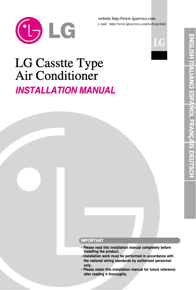 Página 1 del manual Manual de usuario LG AUUW126B