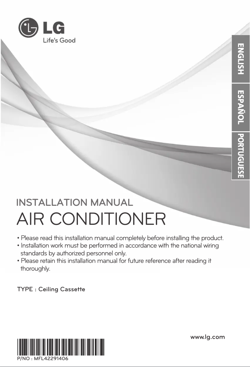 Imagen de la primera página del manual del dispositivo LTNC182QLE0