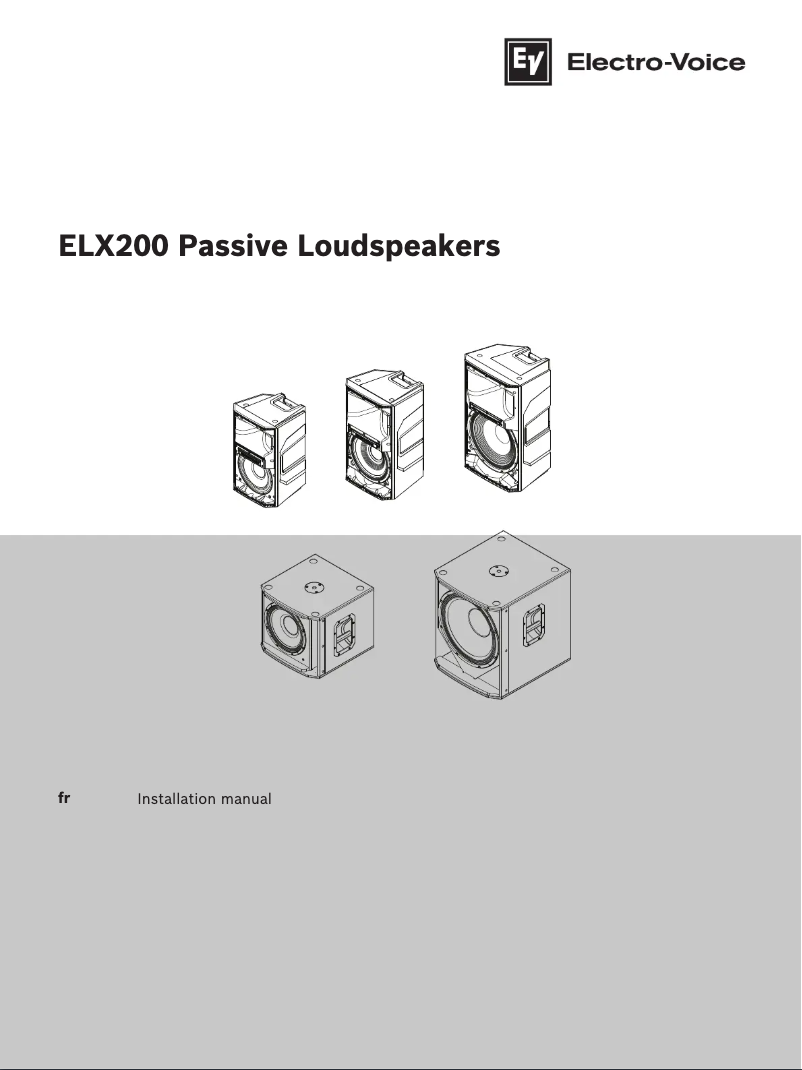 Imagen de la primera página del manual del dispositivo ELX200-10