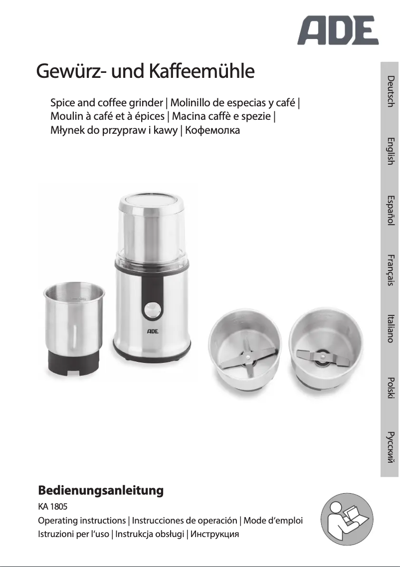 Página 1 del manual Manual de usuario ADE KA 1805