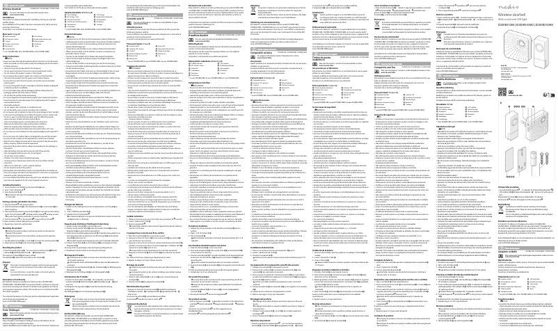 Imagen de la primera página del manual del dispositivo DOORB310BK