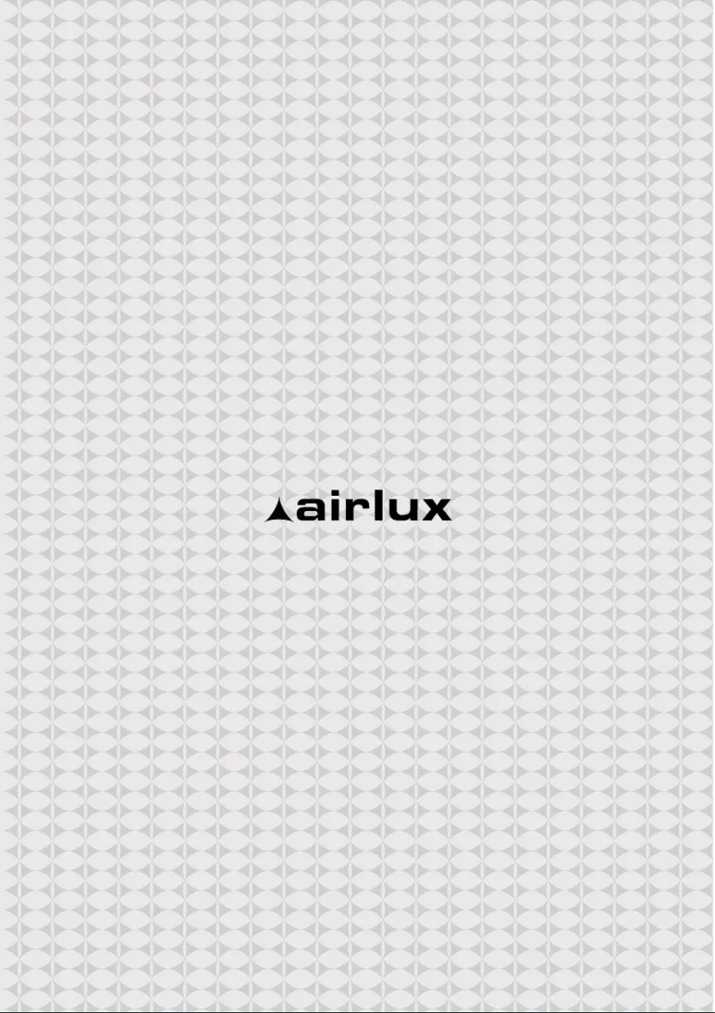 Página 1 del manual Manual de usuario Airlux AHI971IX