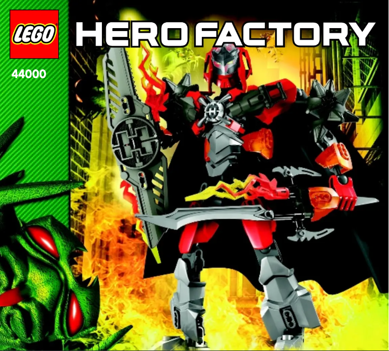 Página 1 del manual Manual de usuario Lego Hero Factory 44000