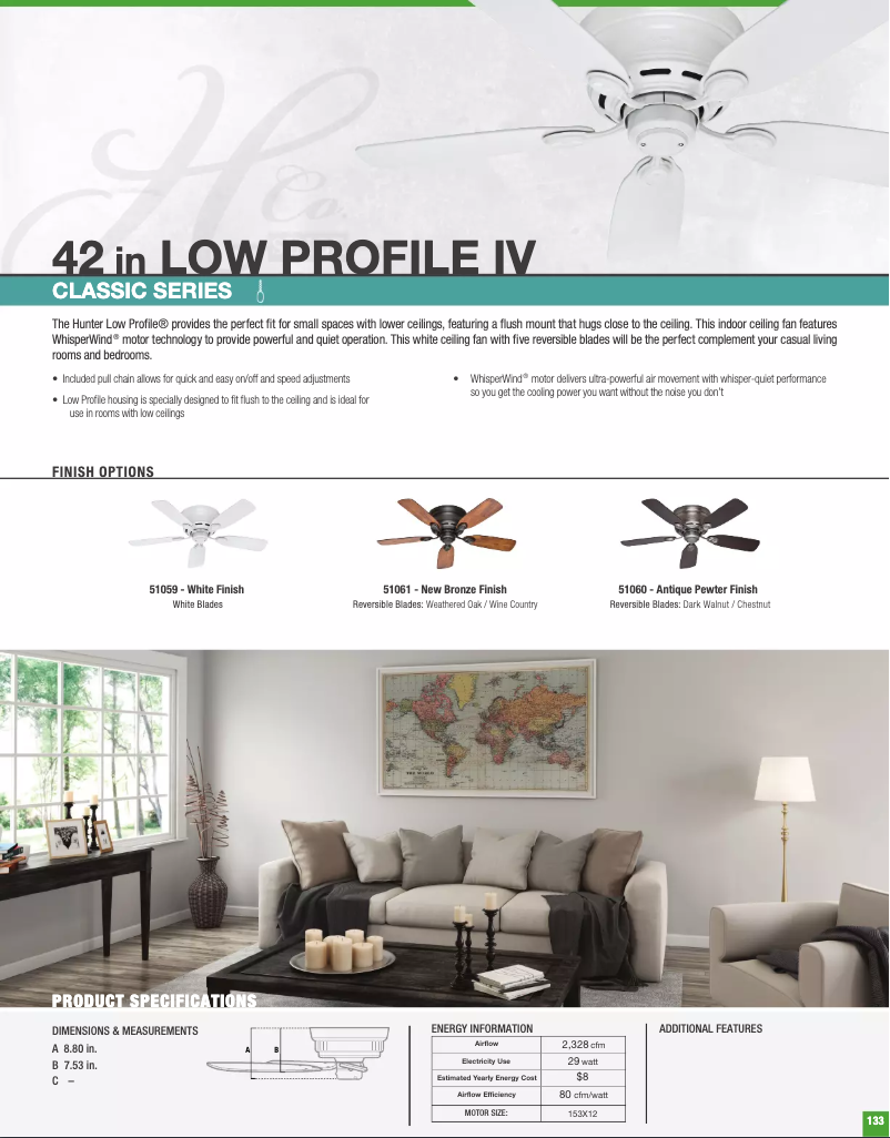 Imagen de la primera página del manual del dispositivo Low Profile IV 51059
