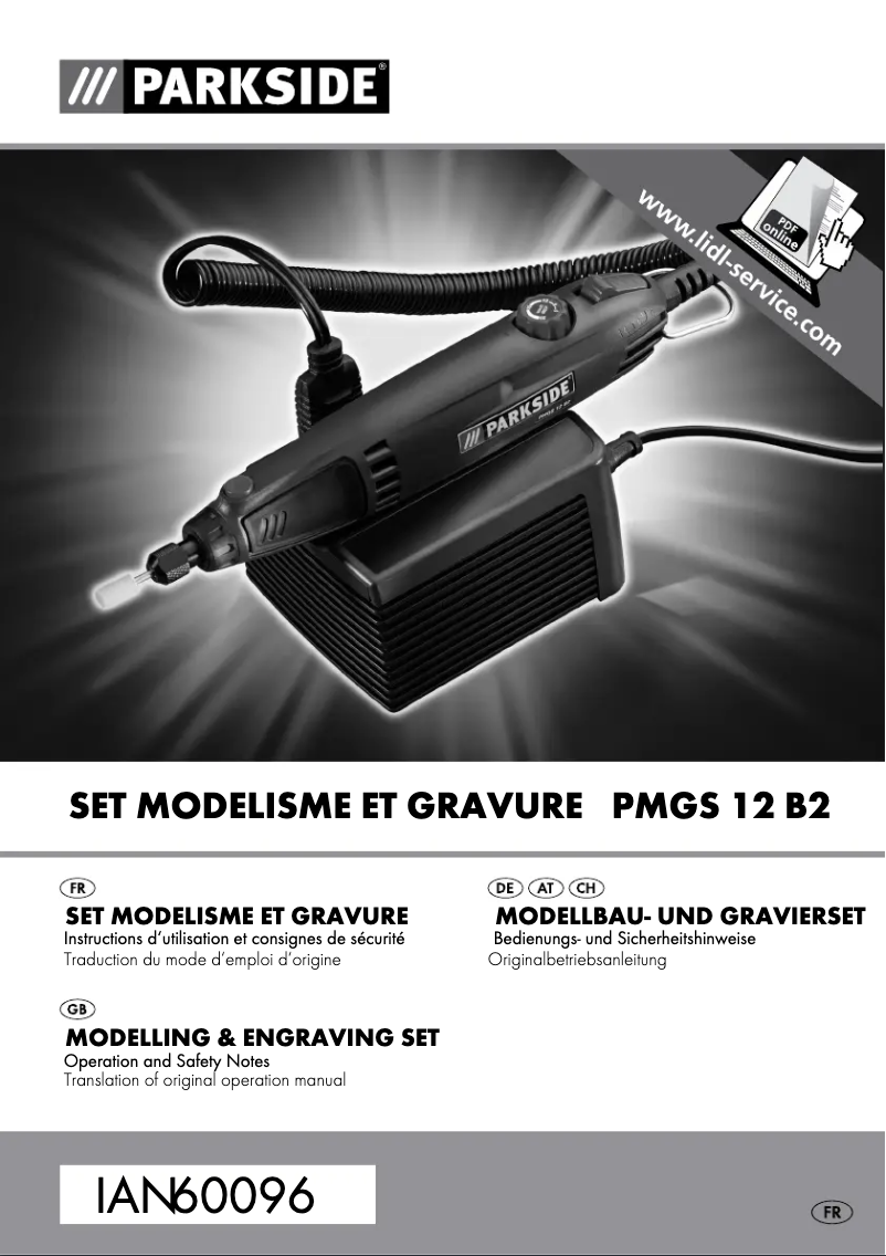 Página nº 1 - Manual de usuario Parkside PMGS 12 B