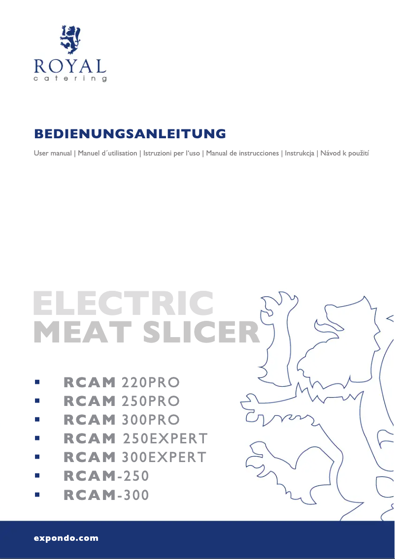 Imagen de la primera página del manual del dispositivo RCAM-250