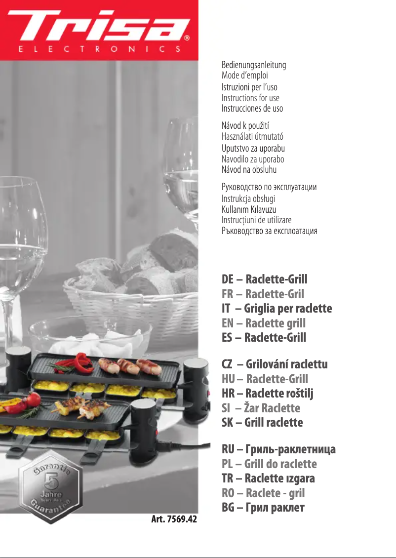 Página nº 1 - Manual de usuario Trisa Connect 4 plus 4 7569.42