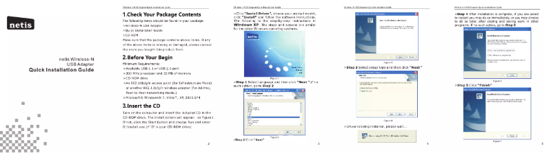 Imagen de la primera página del manual del dispositivo WF2503